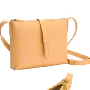 J. Crew Parker Leather Crossbody Bag